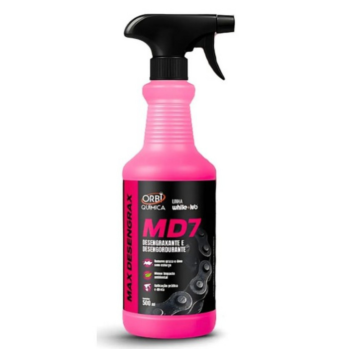 DESENGRAXANTE MD7 MAX ORBI 500ML – REMOVE GRAXA, ÓLEO E SUJEIRA PESADA