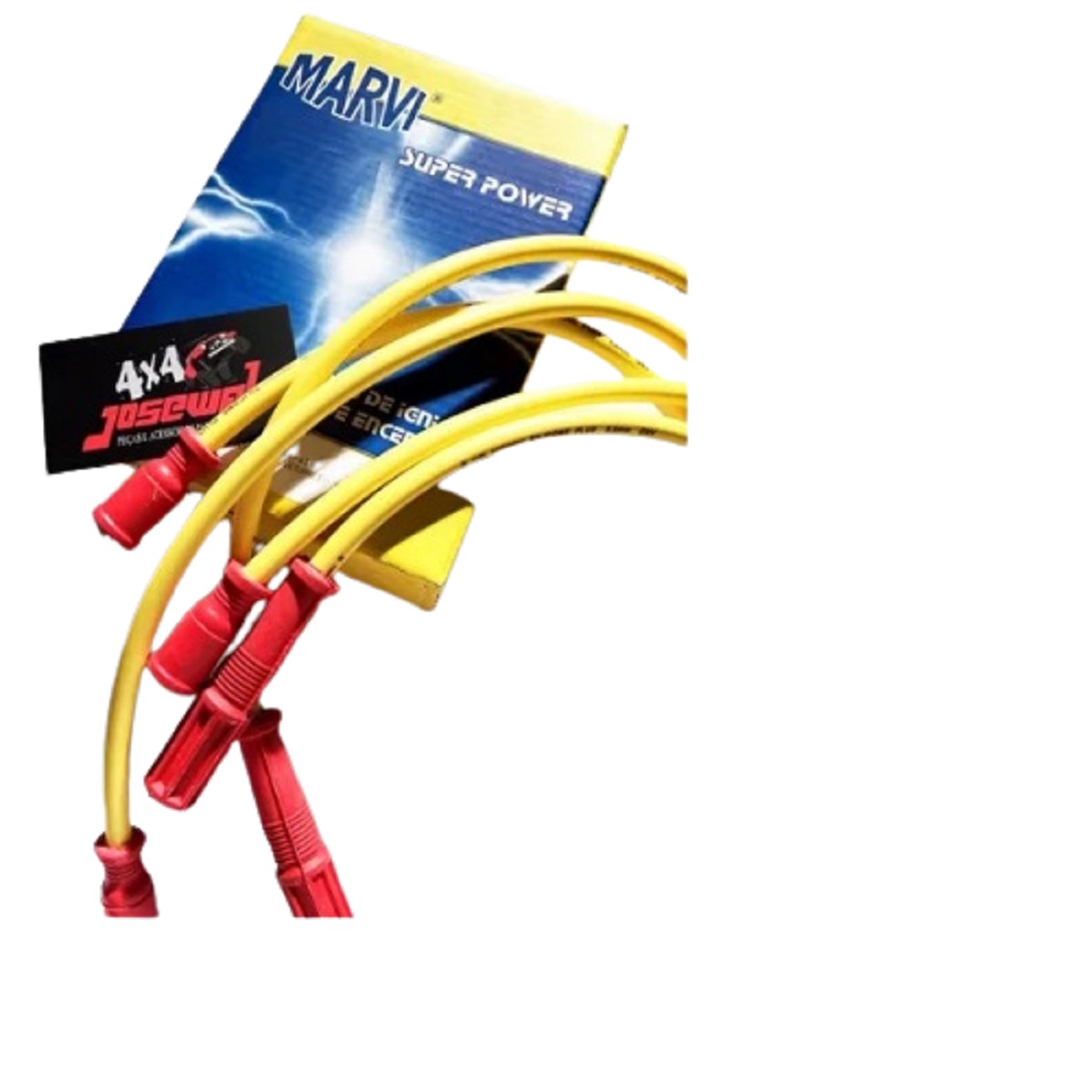 CABO DE VELA OPALA 4CC SUPRESSIVO 8MM - JOGO COM CABO DA BOBINA