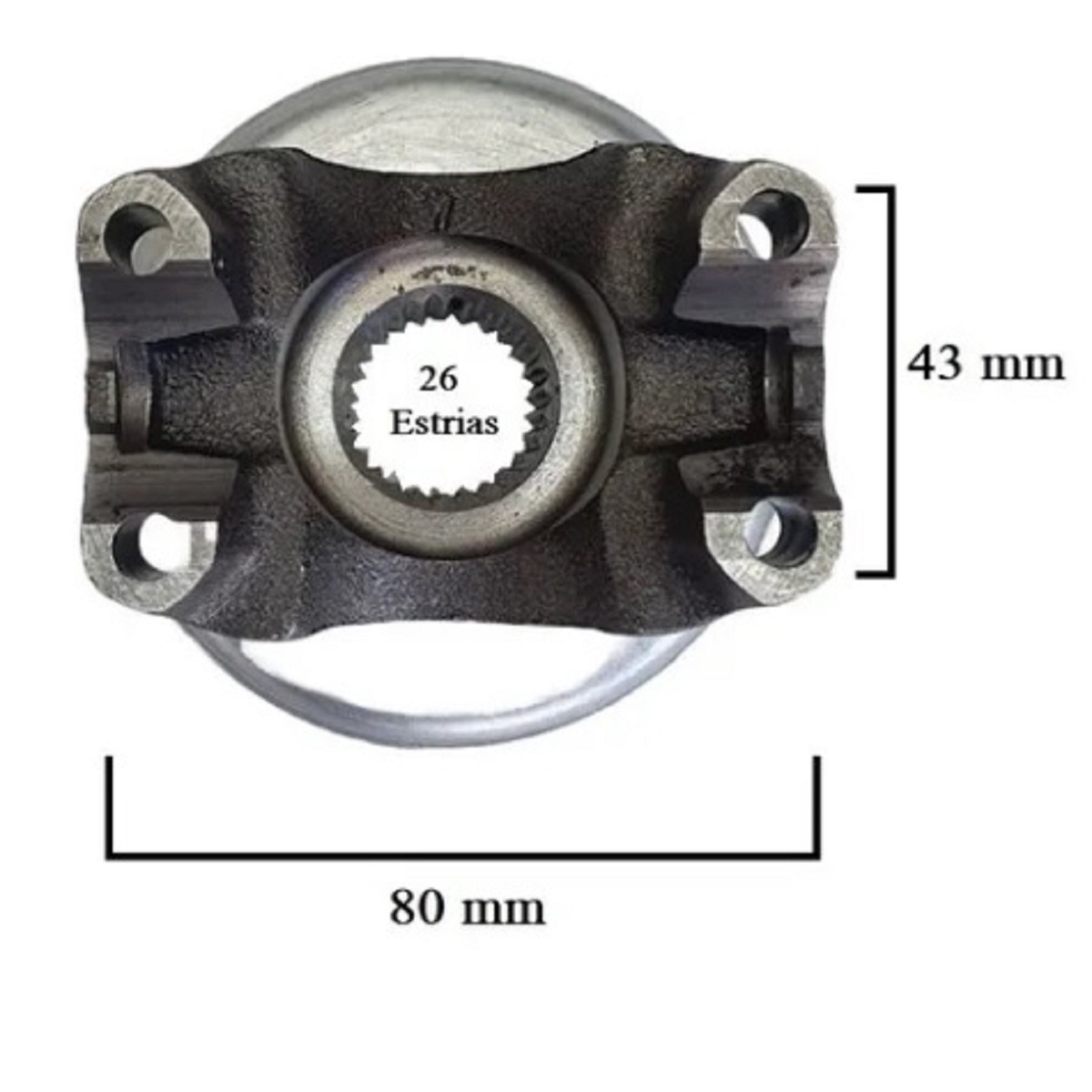 FLANGE DO CARDAN TROLLER JEEP RURAL F75