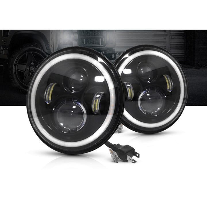FAROL UNIVERSAL LED 7 POLEGADAS 180MM REDONDO - PAR