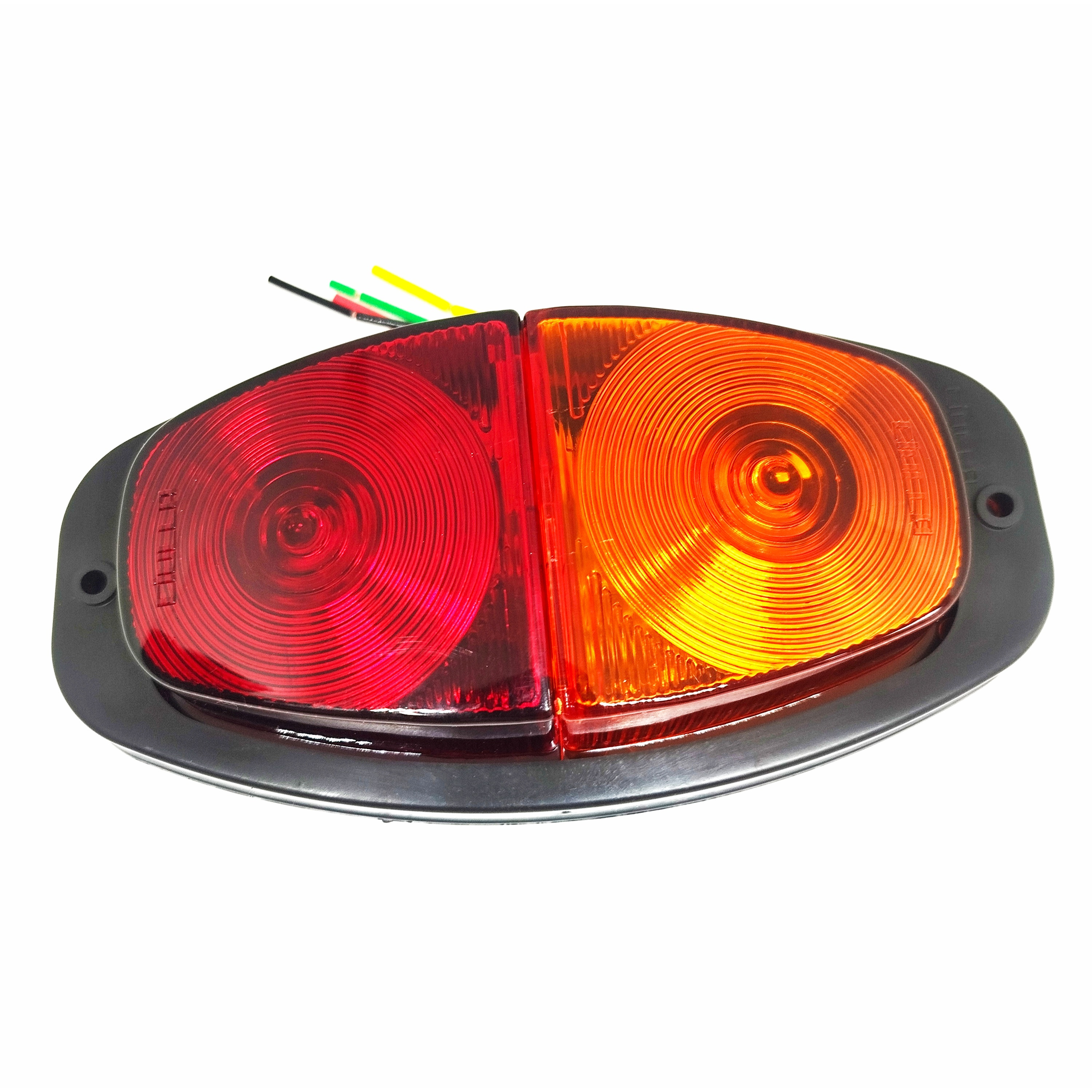 LANTERNA TRASEIRA UNIVERSAL CANOINHA BICOLOR LED - 1 PEÇA