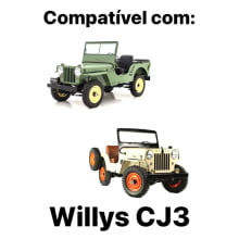 PORTA PARA JEEP WILLYS CJ3 - 2 PÇS