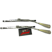 BRAÇO E PALHETA DO LIMPADOR CROMADOS – JEEP WILLYS CJ3 / CJ5 / CJ6