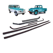 CANALETA E PESTANA DAS PORTAS DIANTEIRAS RURAL / F75 WILLYS