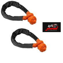 MANILHA FLEXIVEL 9000 KG ALÇA DE REBOQUE CORDA REBOQUE SINTETICA - PAR MANILHA FLEXIVEL 9000 KG ALÇA DE REBOQUE CORDA REBOQUE SINTETICA - PAR