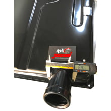 TANQUE DE COMBUSTÍVEL PARA JEEP WILLYS CJ3 - 48 Á 57 BOCAL GROSSO FERRO