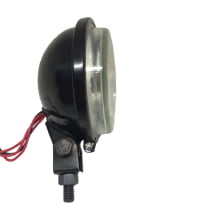 FAROL DE MILHA REDONDO CARCAÇA DE FERRO - 11 CM DIÂMETRO