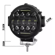 FAROL LED REDONDO BIVOLT - 51W