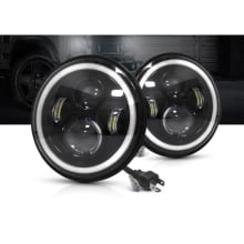 FAROL UNIVERSAL LED 7 POLEGADAS 180MM REDONDO - PAR