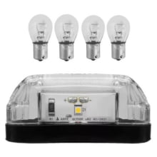 KIT REBOQUE COM LANTERNA TRASEIRA CANOINHA TOMADA FAIXA REFLECTIVA E LANTERNA DE PLACA C/ LÂMPADA