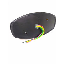 LANTERNA TRASEIRA UNIVERSAL CANOINHA BICOLOR LED - 1 PEÇA