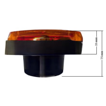 LANTERNA TRASEIRA QUADRADA RANDON BICOLOR - LANTERNA UNIVERSAL BICOLOR 1 PÇ
