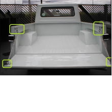 FECHO DA TAMPA TRASEIRA F75 - 4PÇS