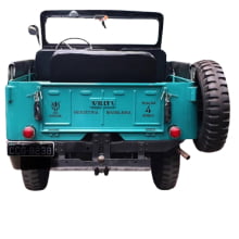 TAMPA TRASEIRA JIPE WILLYS CJ5 / CJ3 - WILLYS
